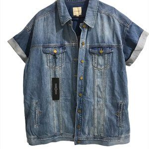 Liverpool Rolled Sleeve, Short Sleeve Denim Jacket
